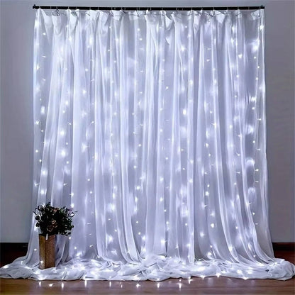 String Fairy Light Curtains