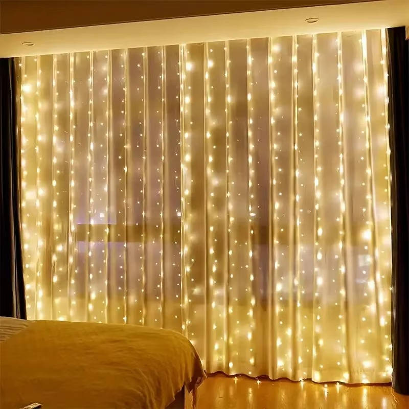 String Fairy Light Curtains