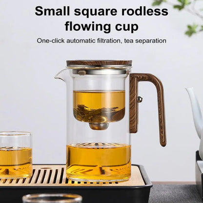 Clear Infusion Glass Tea Pot