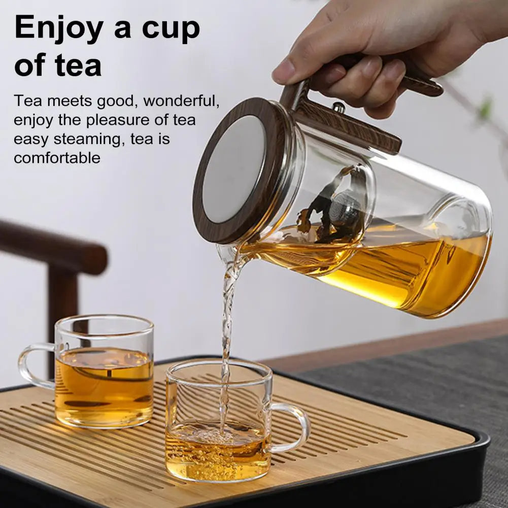 Clear Infusion Glass Tea Pot