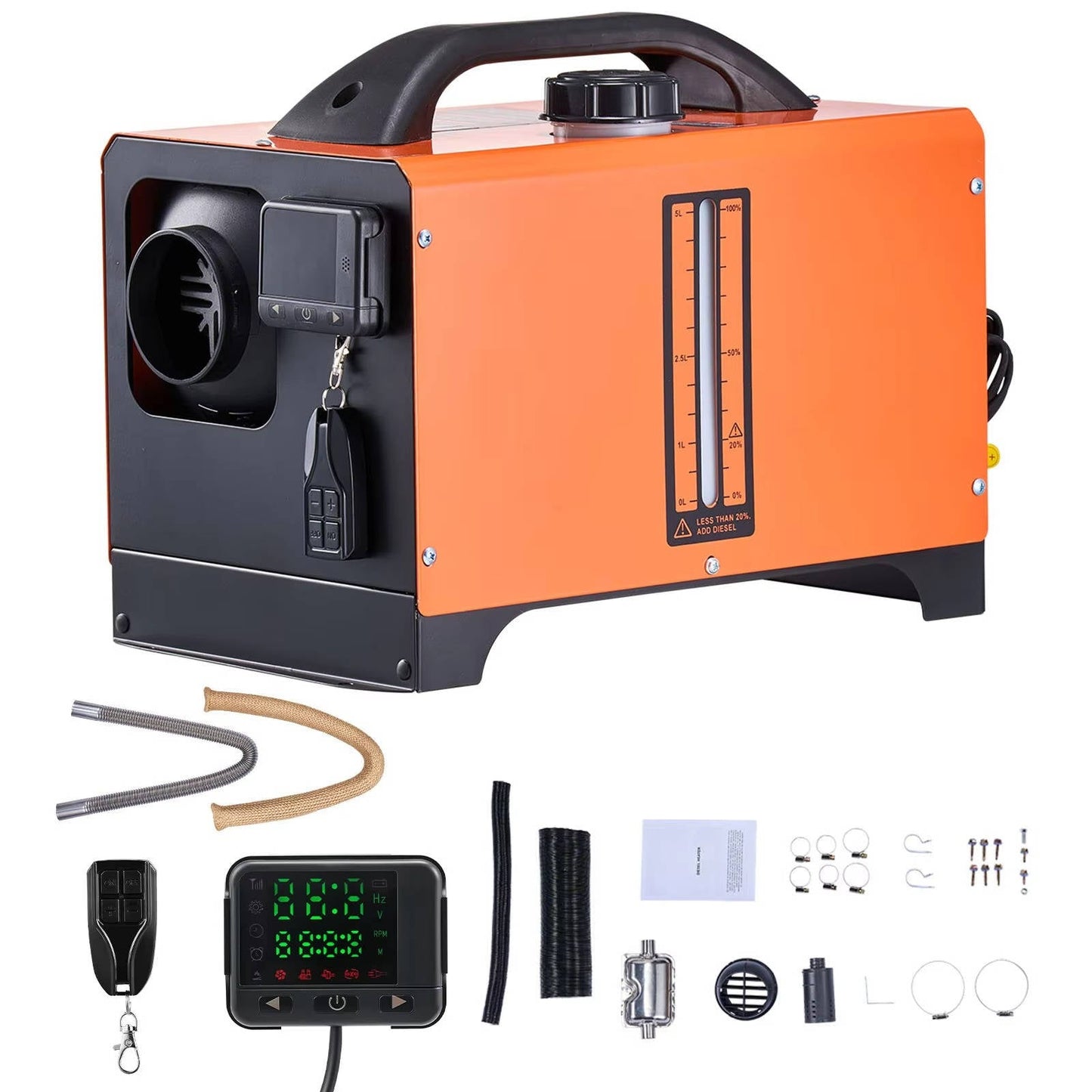 Portable 8KW 12V 24V Digital RV Heater with Remote