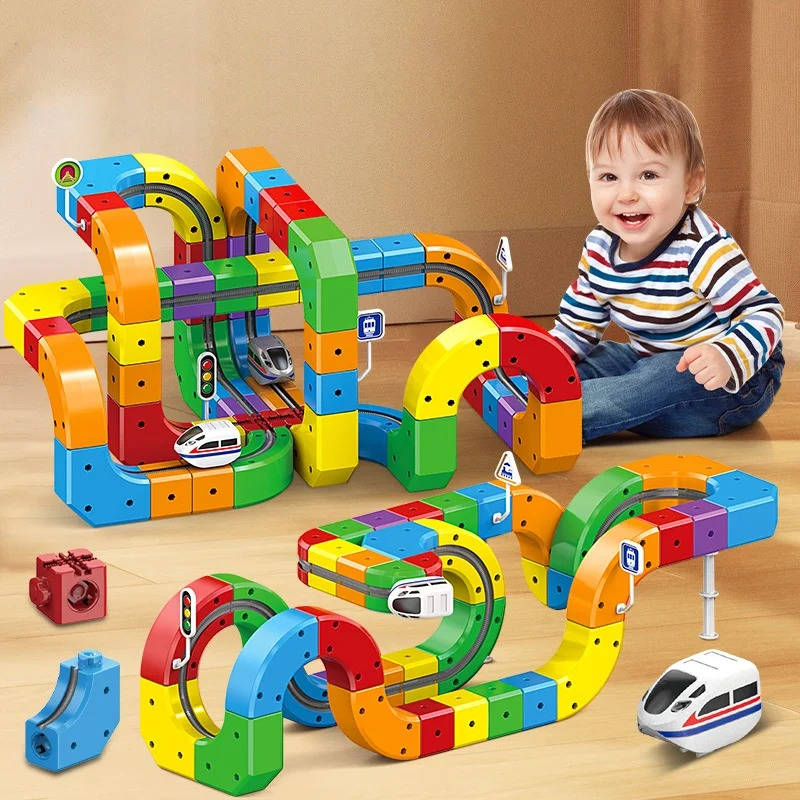 Fun Kids Magnetic Railway Set