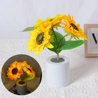 Bright Floral Table Lamp