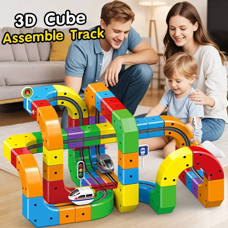 Fun Kids Magnetic Railway Set