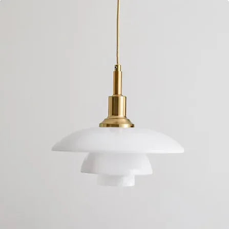 Schöne Glas-Tischlampe