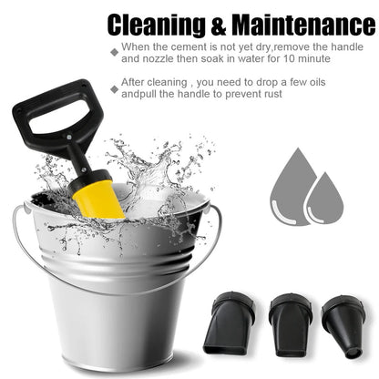 Professional Grouting Tool with 4 Tips for Sealing