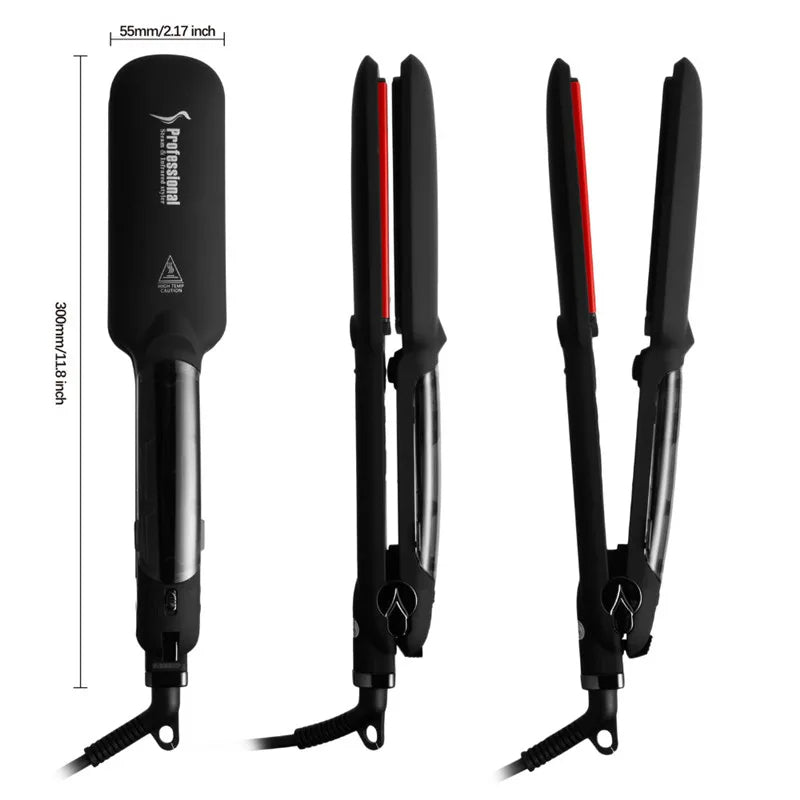 Professional Digital Ceramic Flat Iron with LED Screen