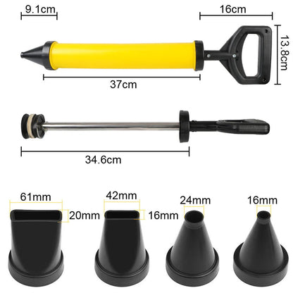 Professional Grouting Tool with 4 Tips for Sealing