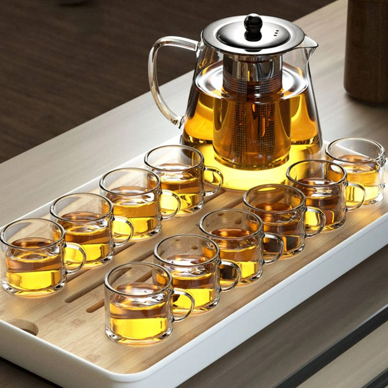 Durable Thermal Glass Tea Infuser