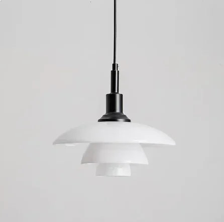 Schöne Glas-Tischlampe
