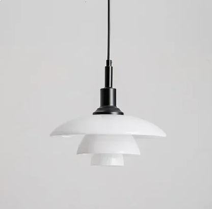 Schöne Glas-Tischlampe