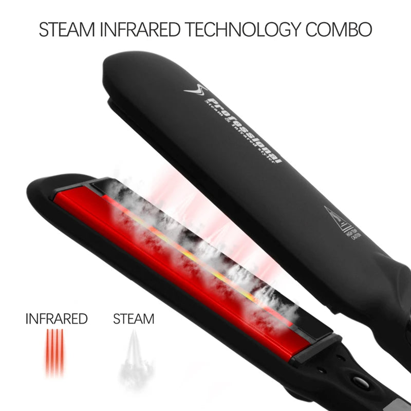 Professional Digital Ceramic Flat Iron with LED Screen