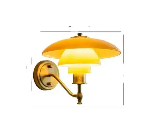 Schöne Glas-Tischlampe