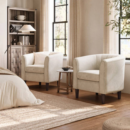 Comfortable Living Room Chair with Stool