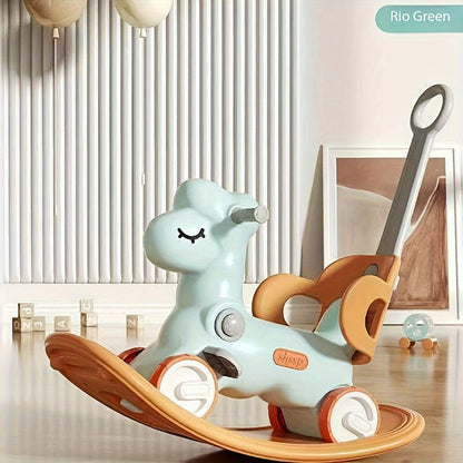 2-in-1 Baby-Schaukelpferd-Laufrad – Sicherer Fahrspaß