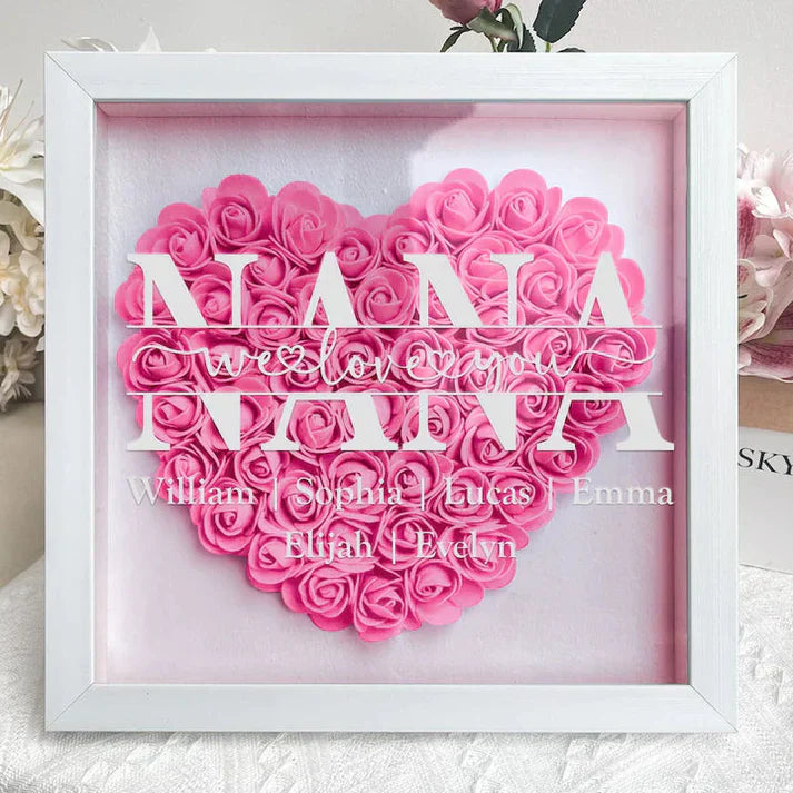 Customized Love Photo Picture Frame with Engraved Names
