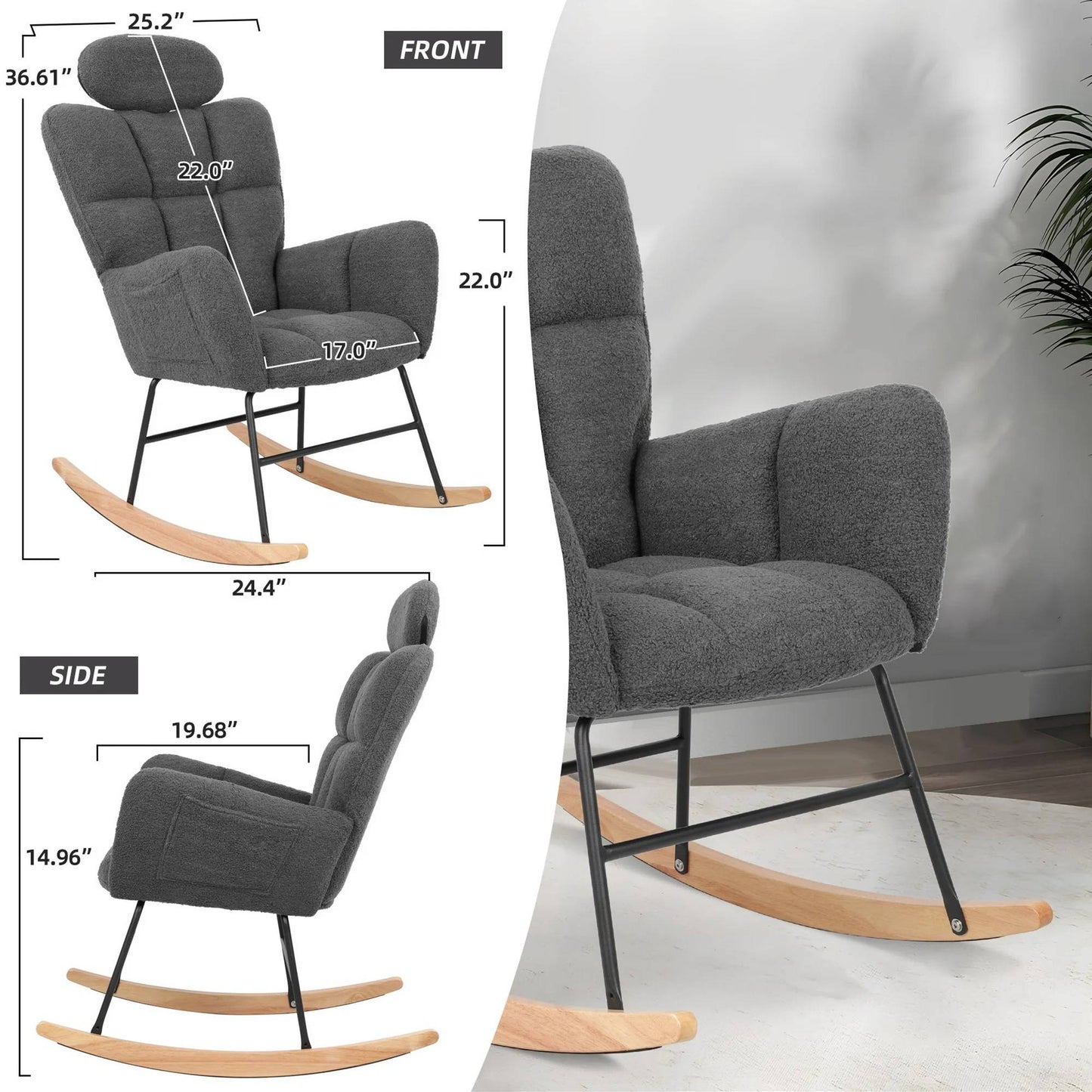 Comfortable Wooden Swinging Chair
