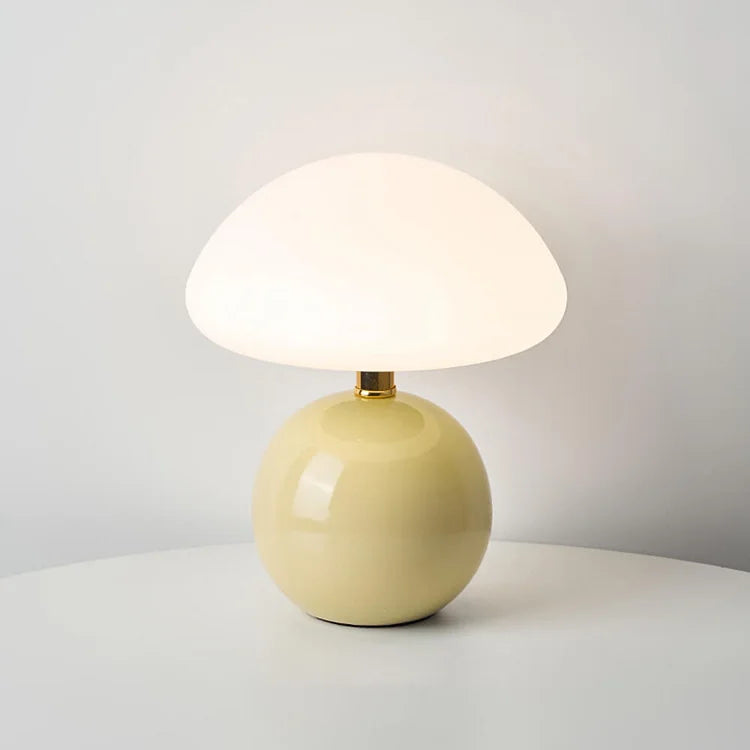 Simple Vintage Fungi Desk Lamp Soft Lighting