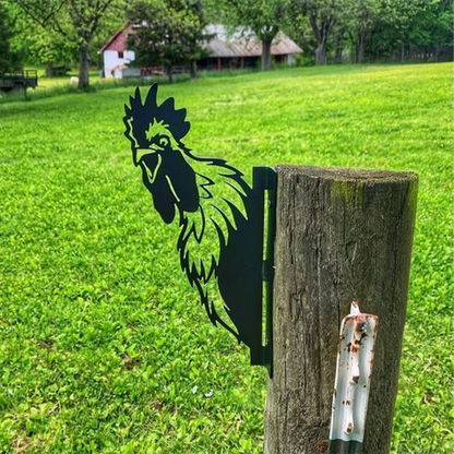 Rustikale Gartendekoration aus Metall im Landhausstil