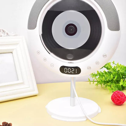 Compact Wireless CD Music Player with Bluetooth