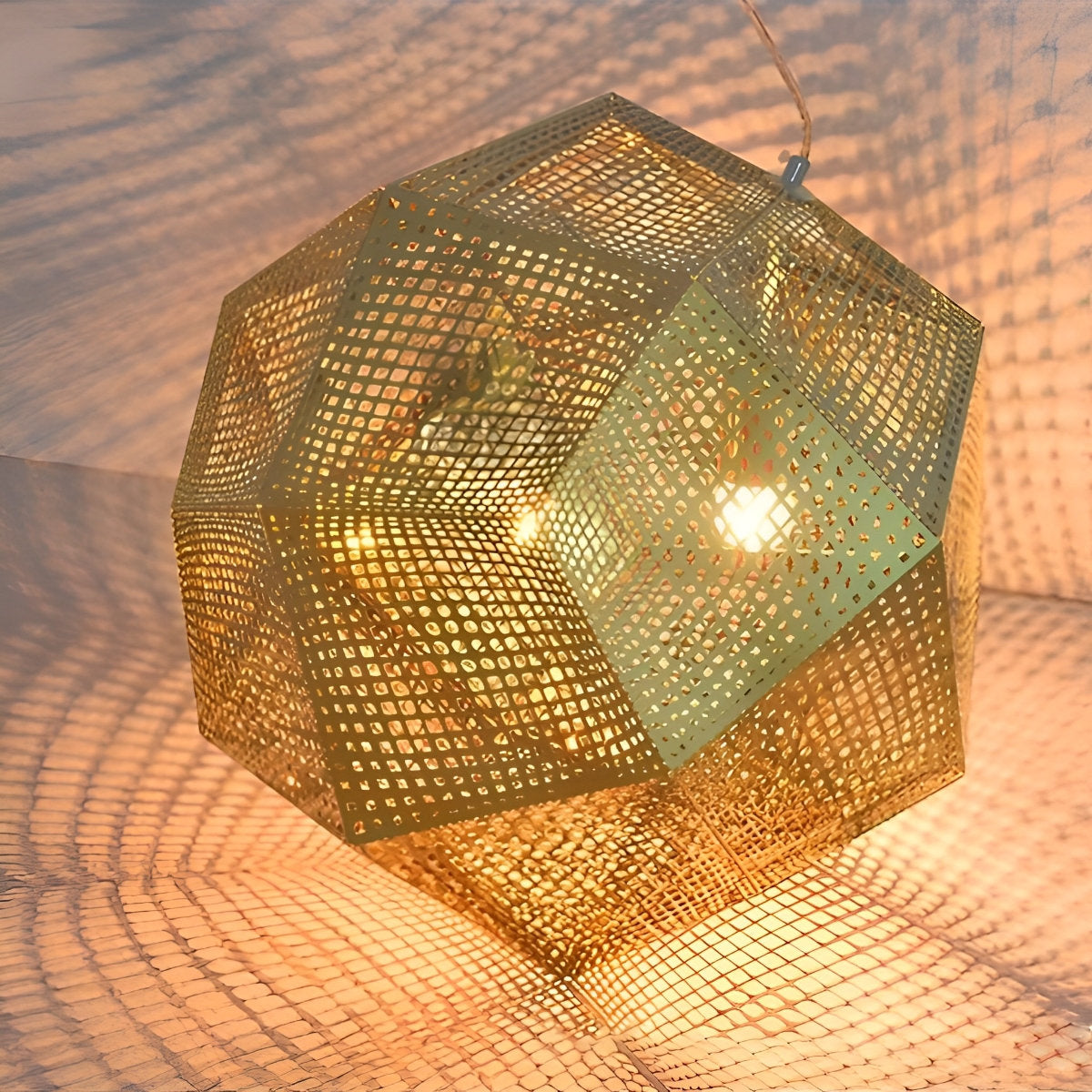 Modern Round Metal Pendant Chandelier Ceiling Light