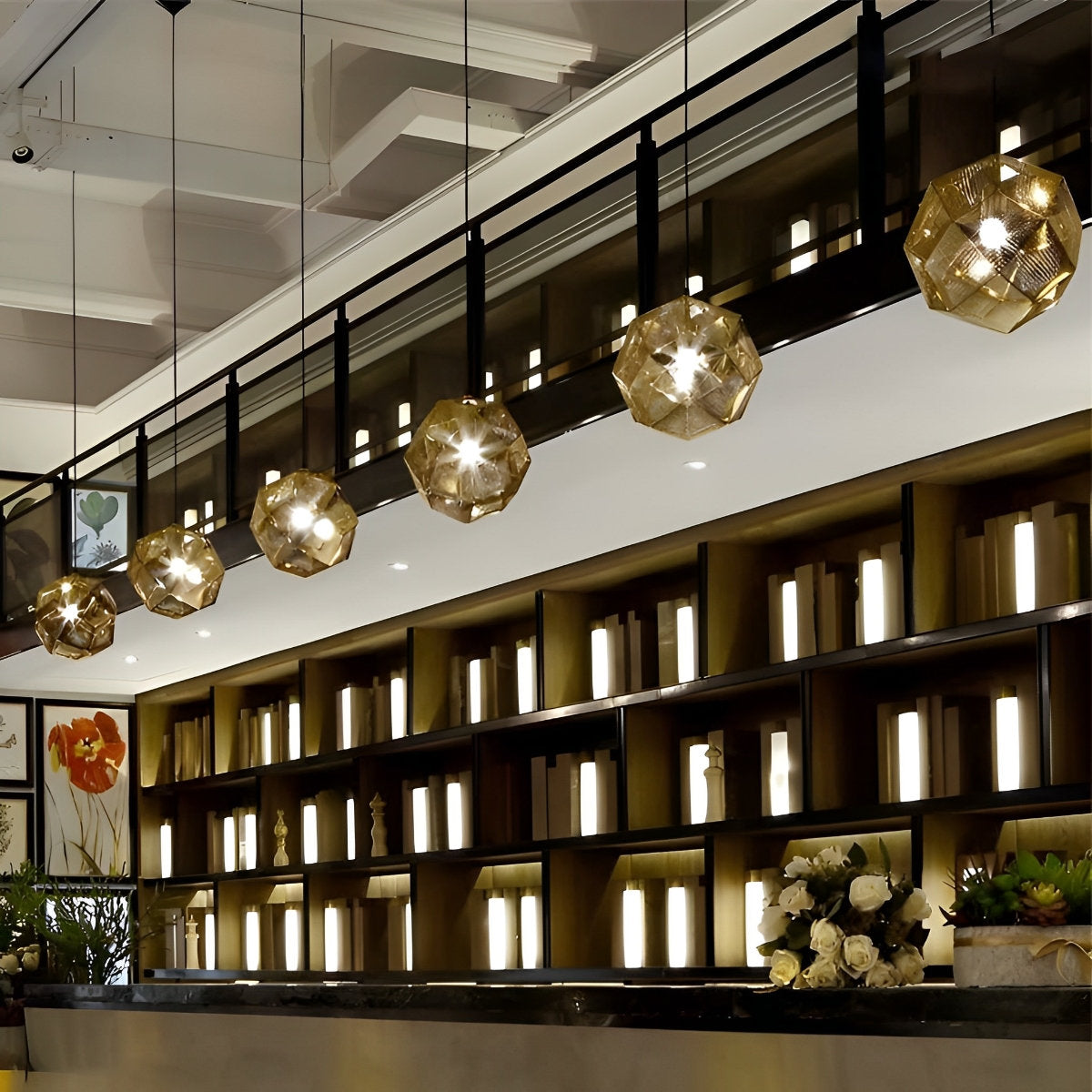 Modern Round Metal Pendant Chandelier Ceiling Light