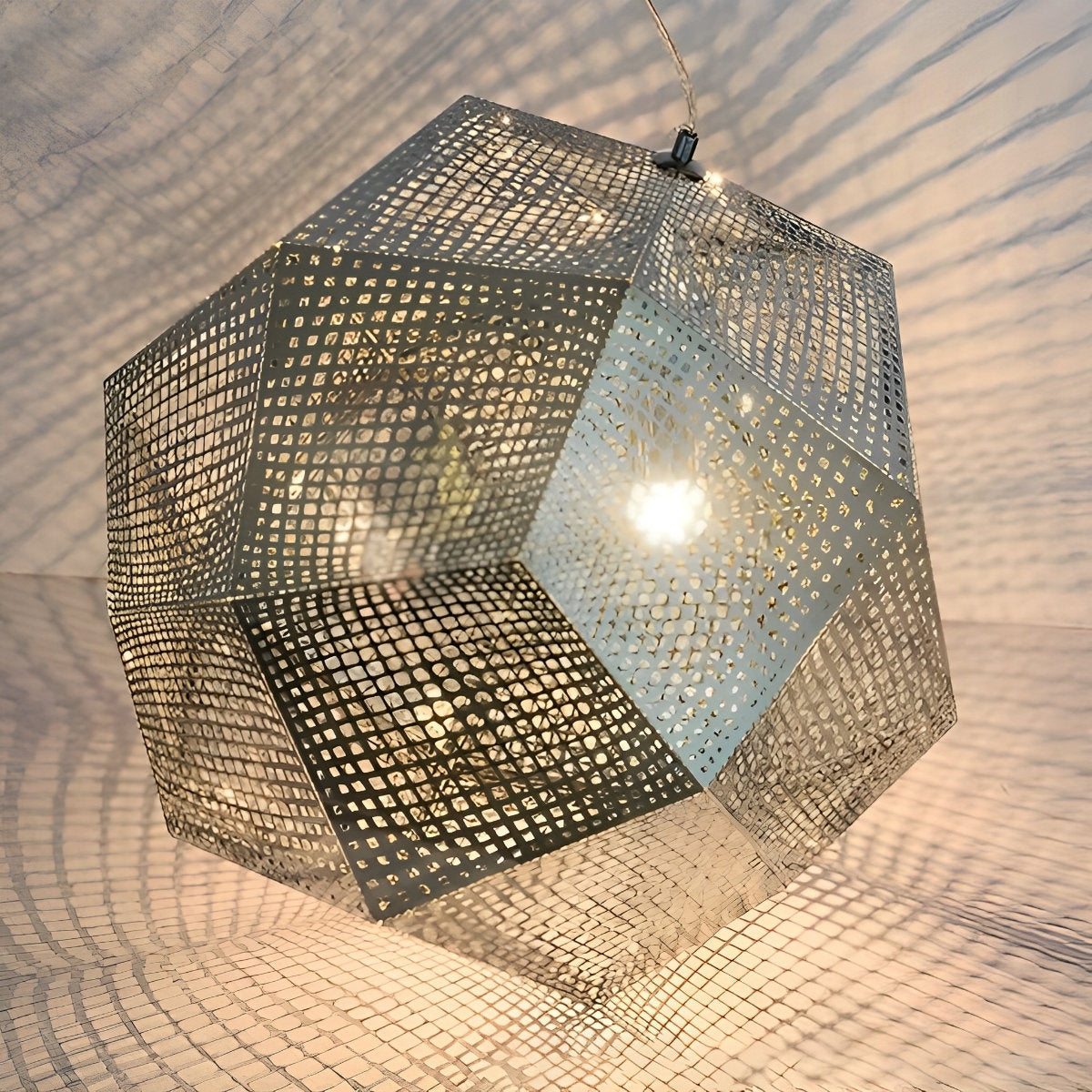 Modern Round Metal Pendant Chandelier Ceiling Light
