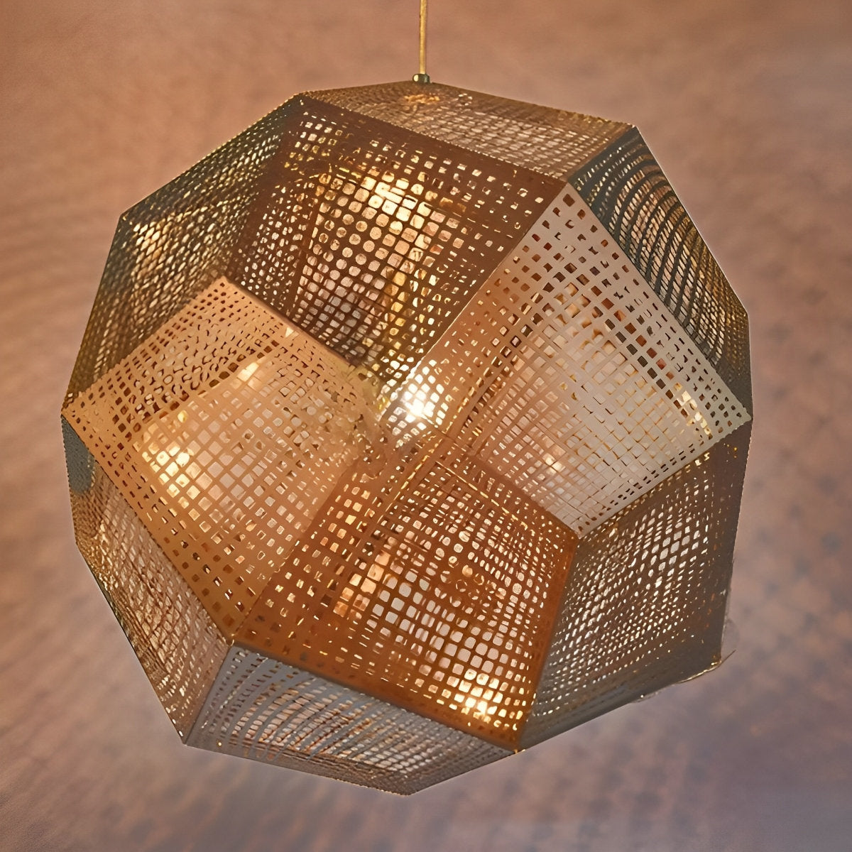 Modern Round Metal Pendant Chandelier Ceiling Light