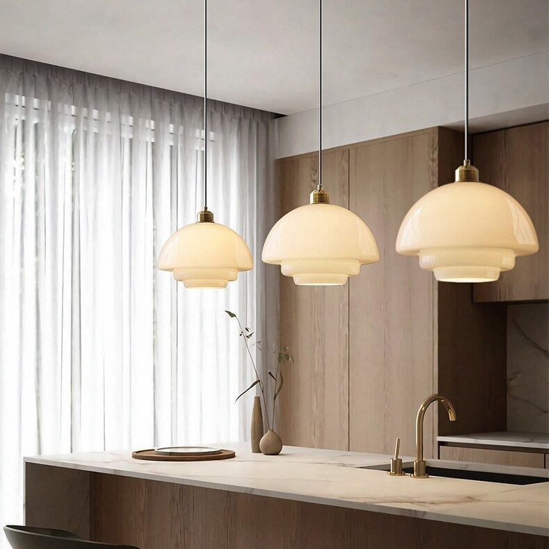 Vintage Style Clear Glass Hanging Lamp