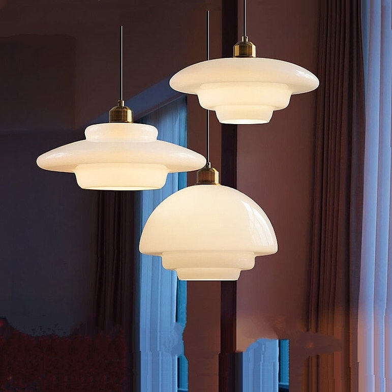 Vintage Style Clear Glass Hanging Lamp