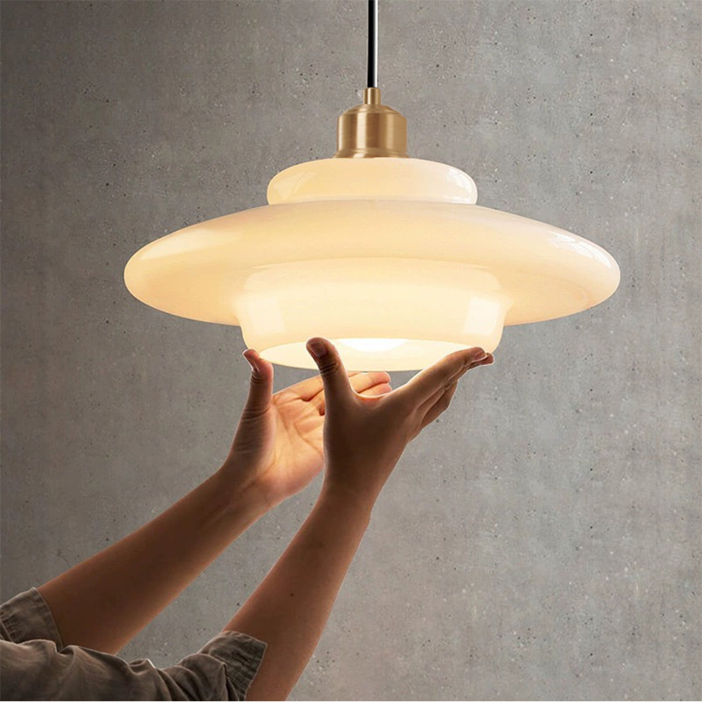 Vintage Style Clear Glass Hanging Lamp - Halri
