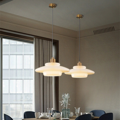 Vintage Style Clear Glass Hanging Lamp