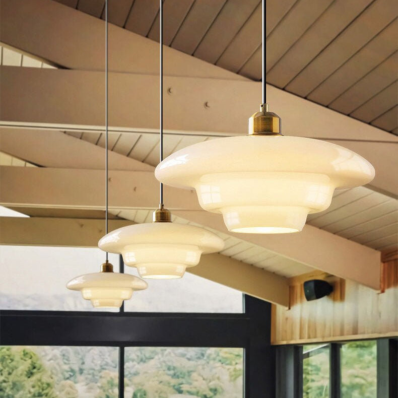 Vintage Style Clear Glass Hanging Lamp