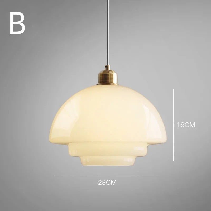 Vintage Style Clear Glass Hanging Lamp