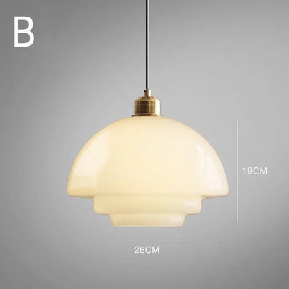 Vintage Style Clear Glass Hanging Lamp