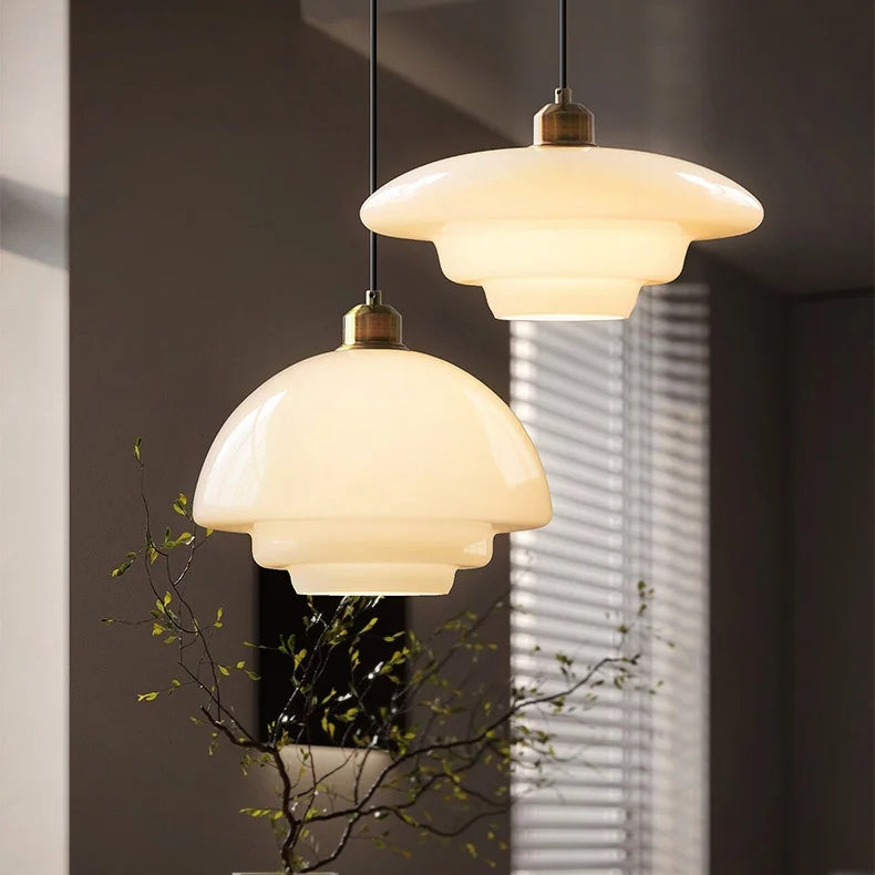 Vintage Style Clear Glass Hanging Lamp