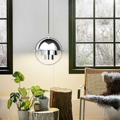 Postmodern Danish Multi-Lite Pendant Light