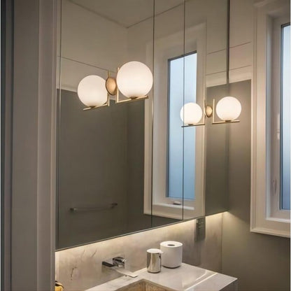 Modern Globe Wall Light for Living Room or Bedroom
