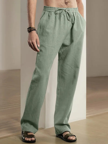Relaxed Fit Summer Pants For Men