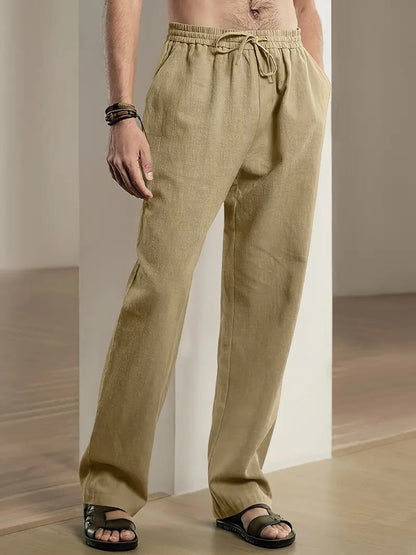 Relaxed Fit Summer Pants For Men