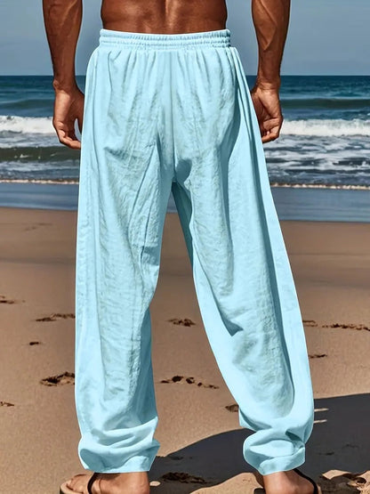 Relaxed Fit Summer Pants For Men