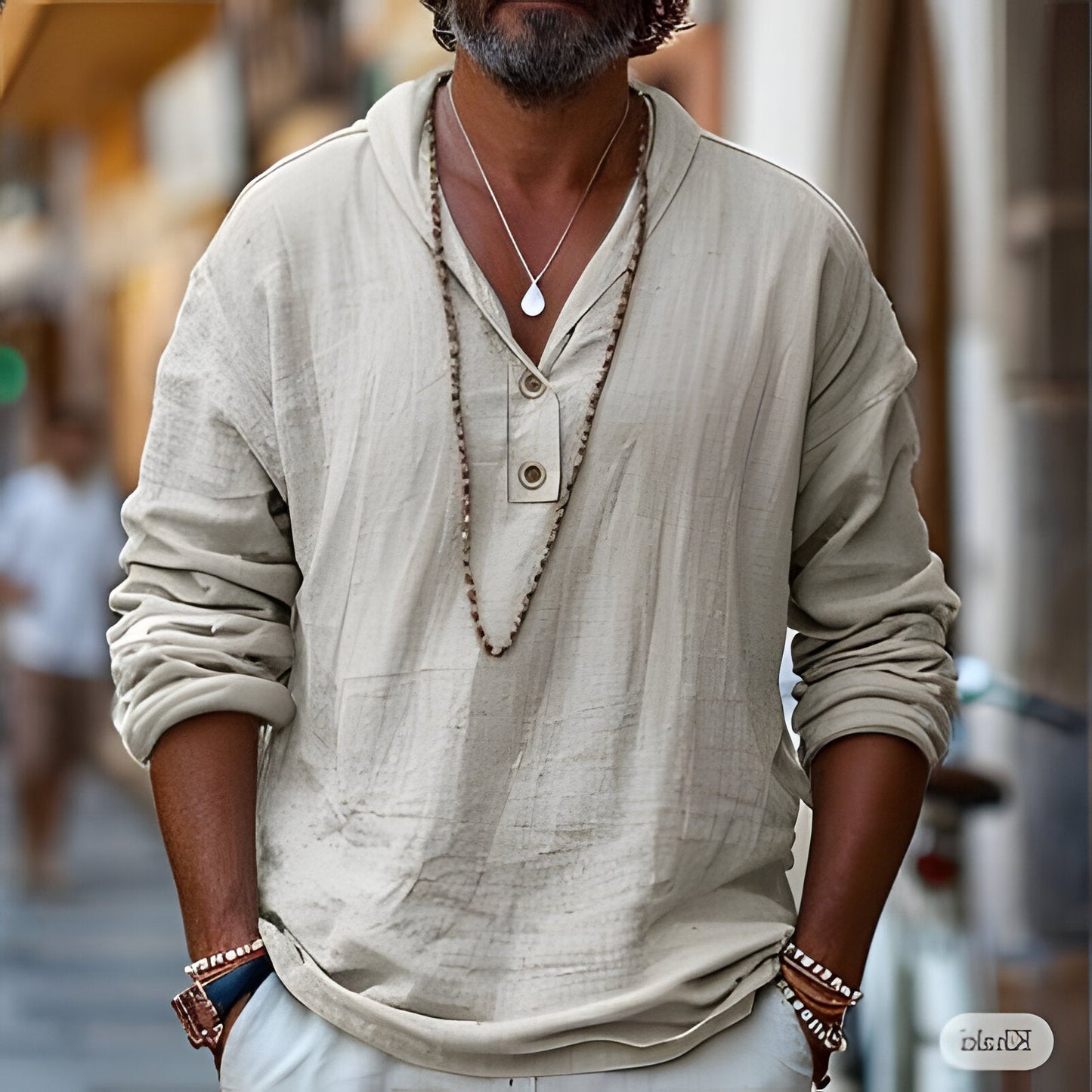 Relaxed Fit Casual Linen Shirt