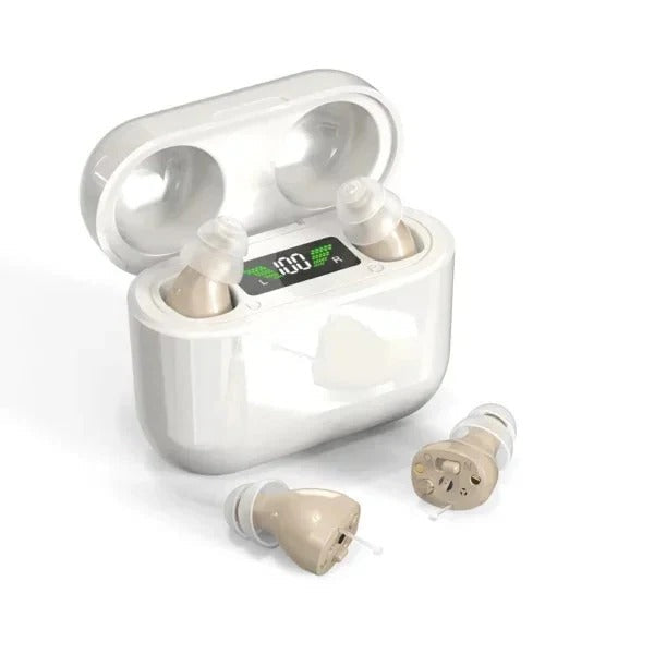 Rechargeable Hearing Aids with Clear Sound Amplification - Halri