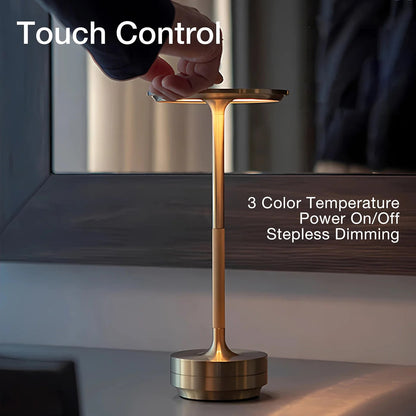 Wireless Desk Lamp with Sensor and Sleek Scandinavian Style