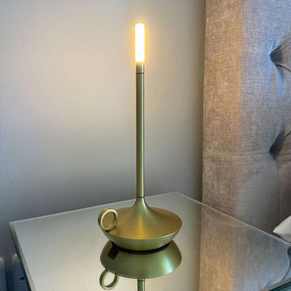 Retro Metal Battery Operated Candle Lamp