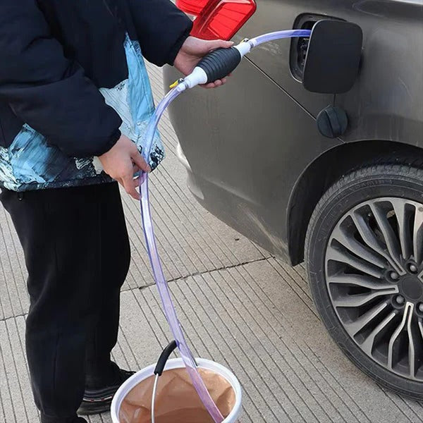 Portable Fuel Transfer Pump with Flexible Hose - Halri