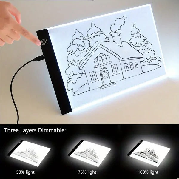Compact Portable Art Light Box