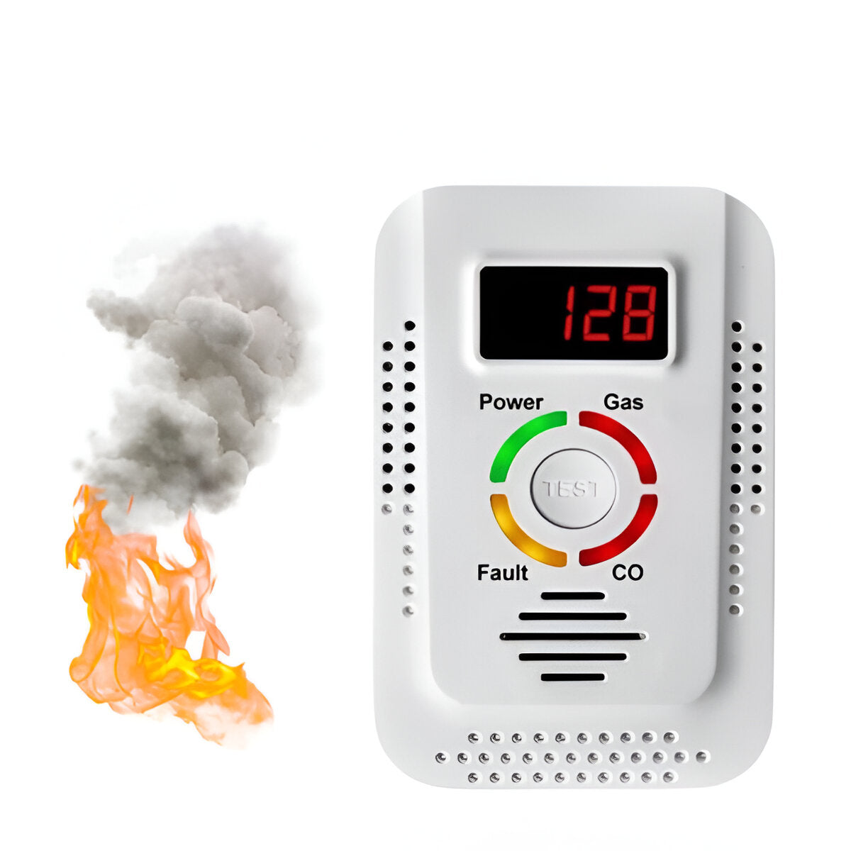 Accurate Home Gas and Carbon Monoxide Detector - Halri