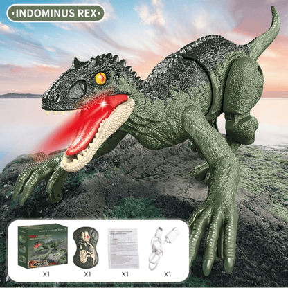 Fun Interactive RC Dino Toy with Lights and Sounds