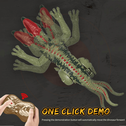 Fun Interactive RC Dino Toy with Lights and Sounds